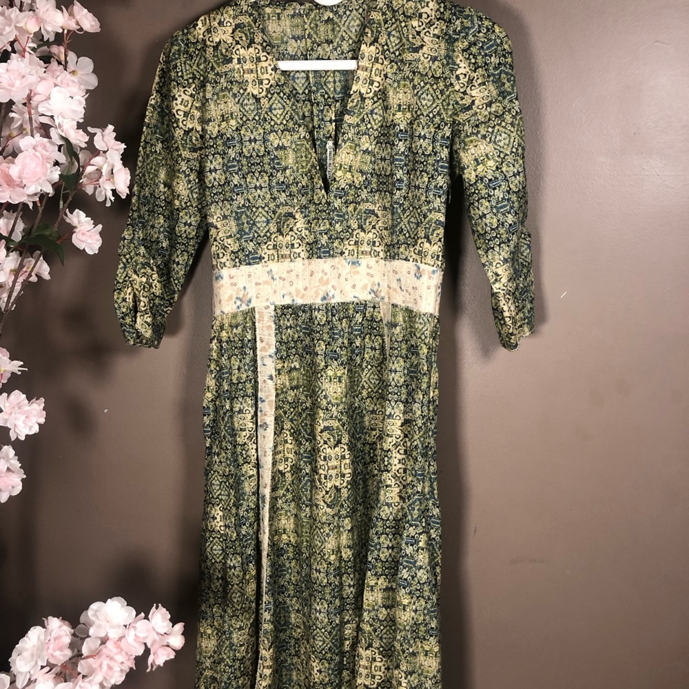 Boho pattern dress Tori Richards bohemian